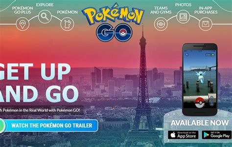 pokemon go official website.